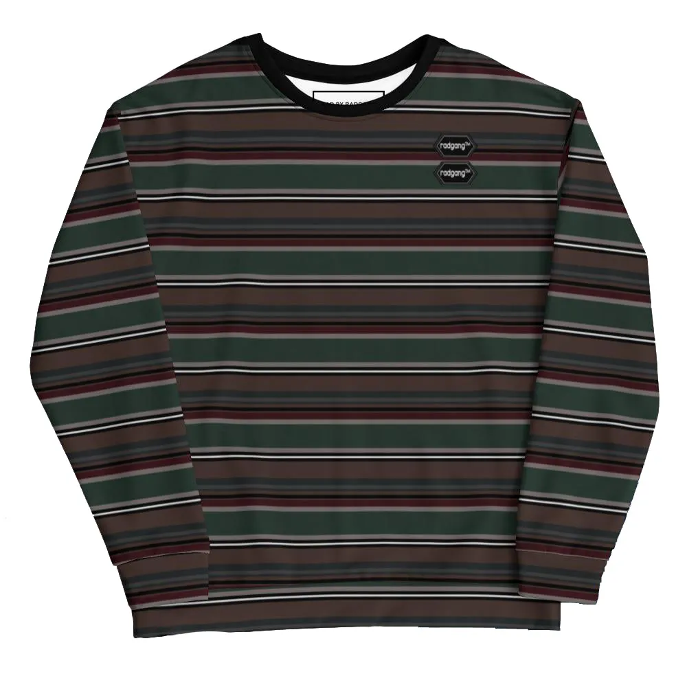 SKATE-EASY DAILY LOOSE FIT SWEATSHIRT - STRIPES