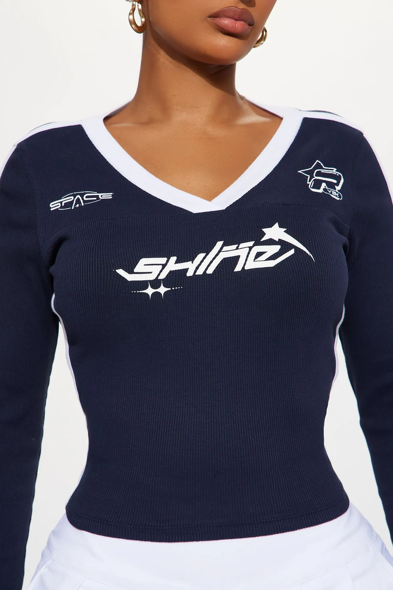 Superstar Athlete Top - Navy