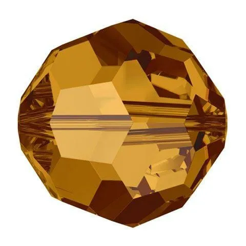 Swarovski 4mm Round - Crystal Copper (10 Pack)