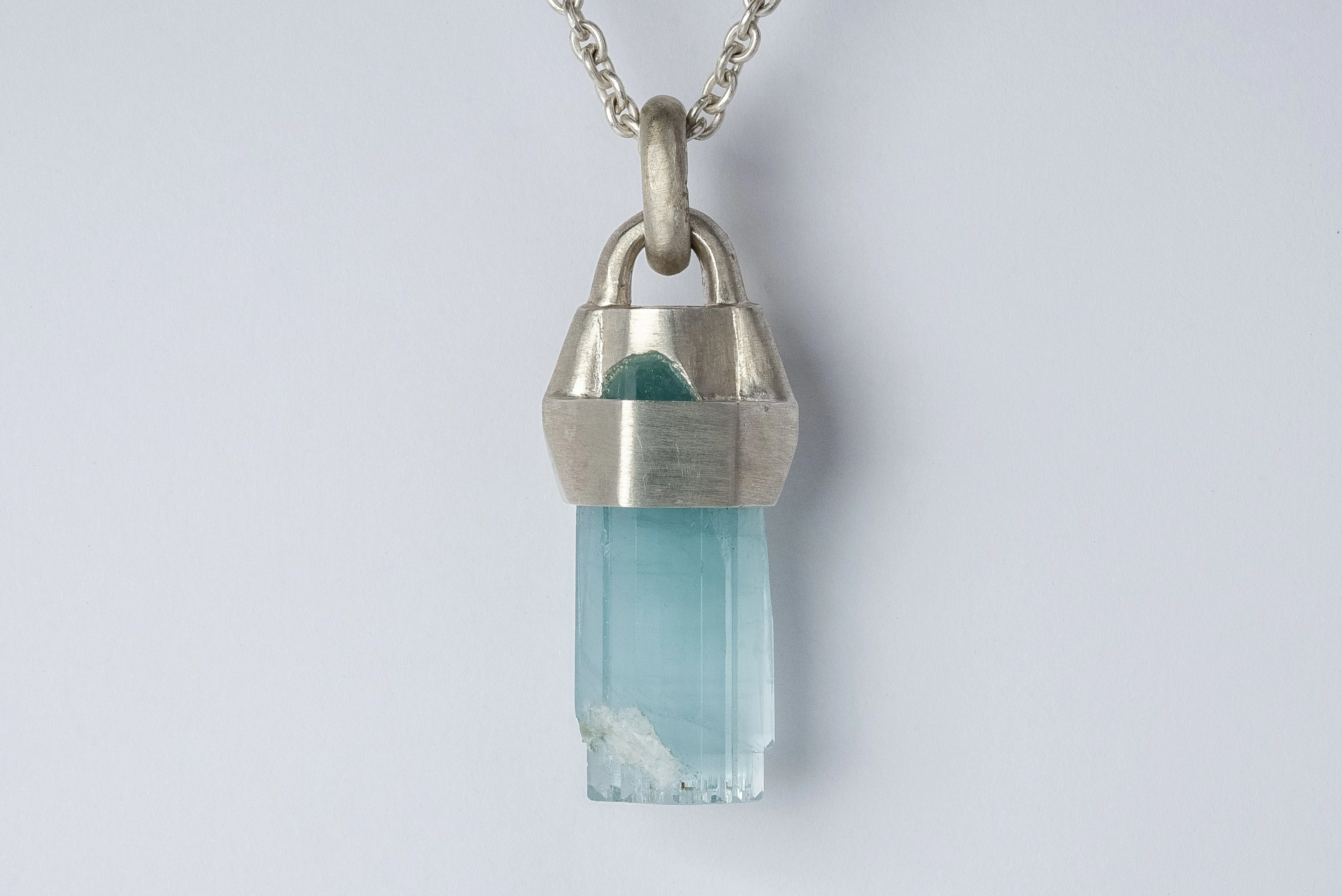 Talisman Necklace (Brace-Held, Healed, Aquamarine, MA AQU)