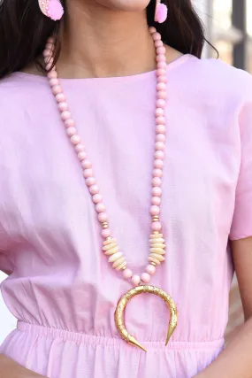 THE ADDISON NECKLACE -PINK