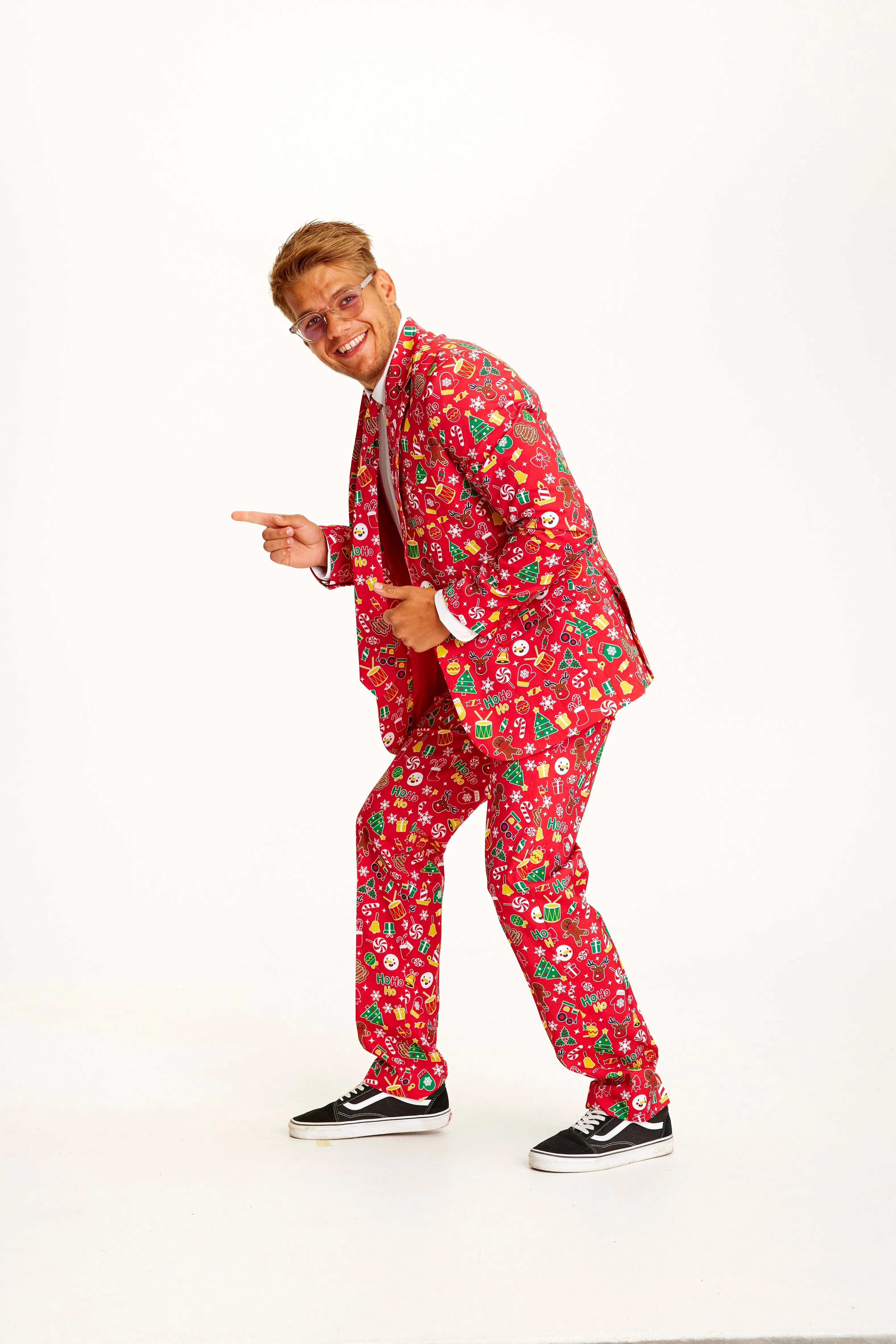 The Awesome Christmas Suit Rød