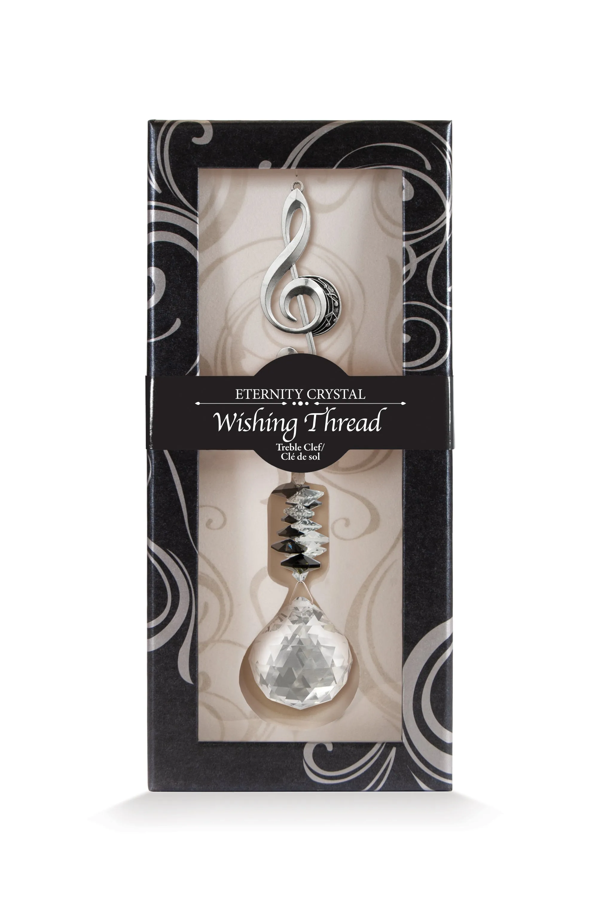 Treble Clef Wishing Thread Eternity Crystal