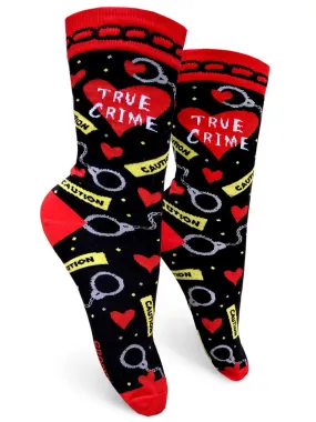 True Crime Womens Crew Socks