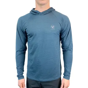 UV Performance L/S Hooded Tech Top - Ocean Blue