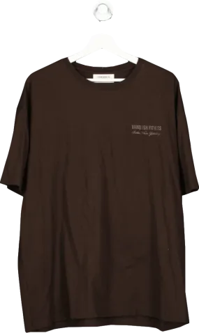 Vanquish Brown Better Than Yesterday Oversized T Shirt UK L