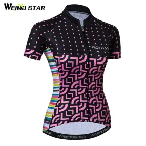 Weimostar 2018 Bike Team Cycling Jersey Women Summer Short Sleeve Bicycle Clothing Ropa Ciclismo Quick Dry MTB BiKE Jersey Shirt