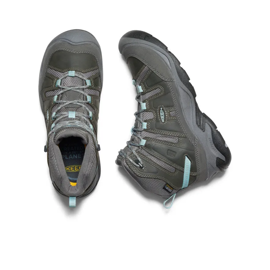 Women's Circadia Waterproof Boot Wide  |  Steel Grey/Cloud Blue