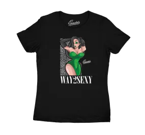 Womens - Pine Green 3 2 Sexy Shirt