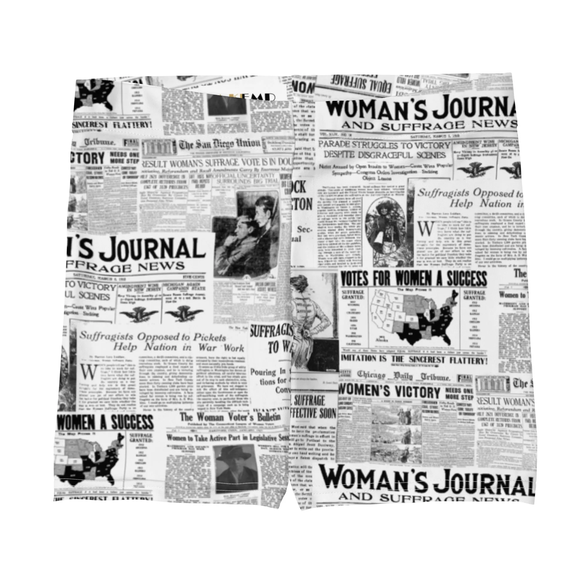 Women's Suffrage Headline Collage News Shorts