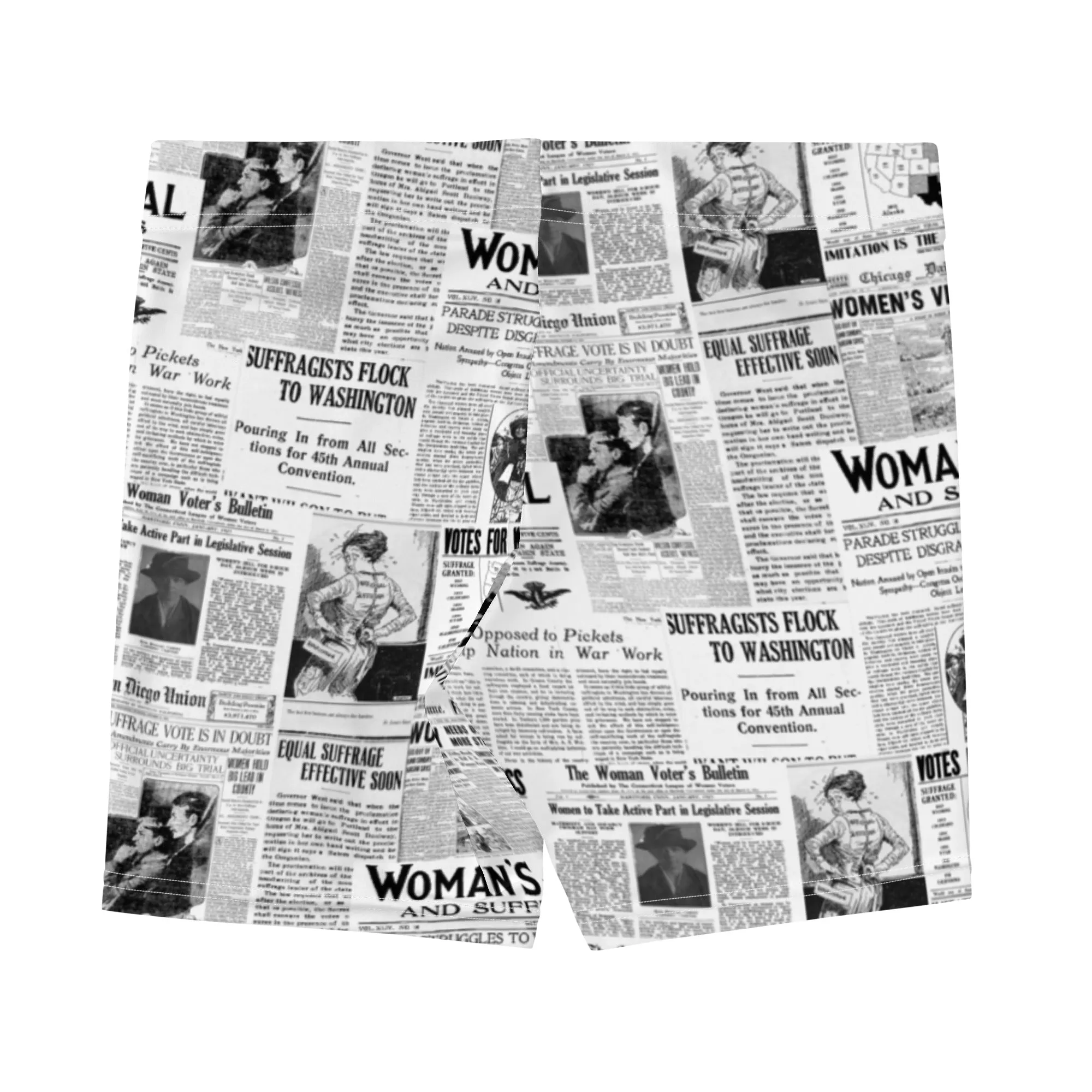 Women's Suffrage Headline Collage News Shorts